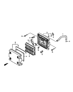 Gxv620k1 Air Cleaner Diagram and Parts List for M48-HN 53AB5E6V750-20-HP Cub Cadet Lawn Tractor